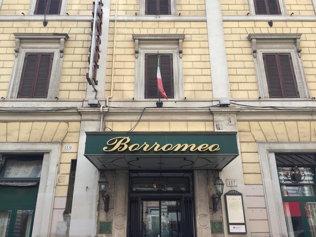 ボッロメーオ ホテル ローマ エクステリア 写真